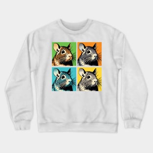 Pop Degu Art - Cute Degu Crewneck Sweatshirt